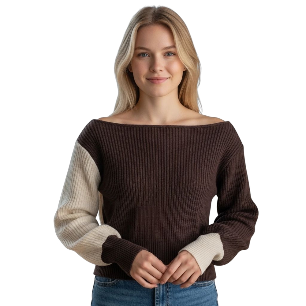 Venus Color Block Sweater